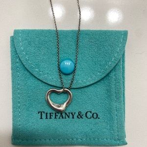 Tiffany & Co. Elsa Peretti® Open Heart Pendant in Sterling Silver 16mm